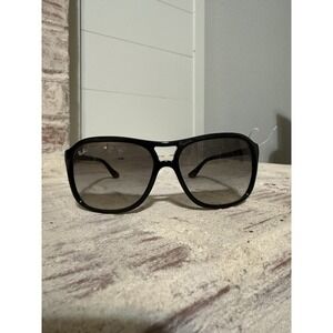 Ray-Ban Square Sunglasses Black RB 4128 601 Authentic